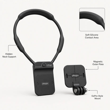 Hidden Magnetic Neck Mount