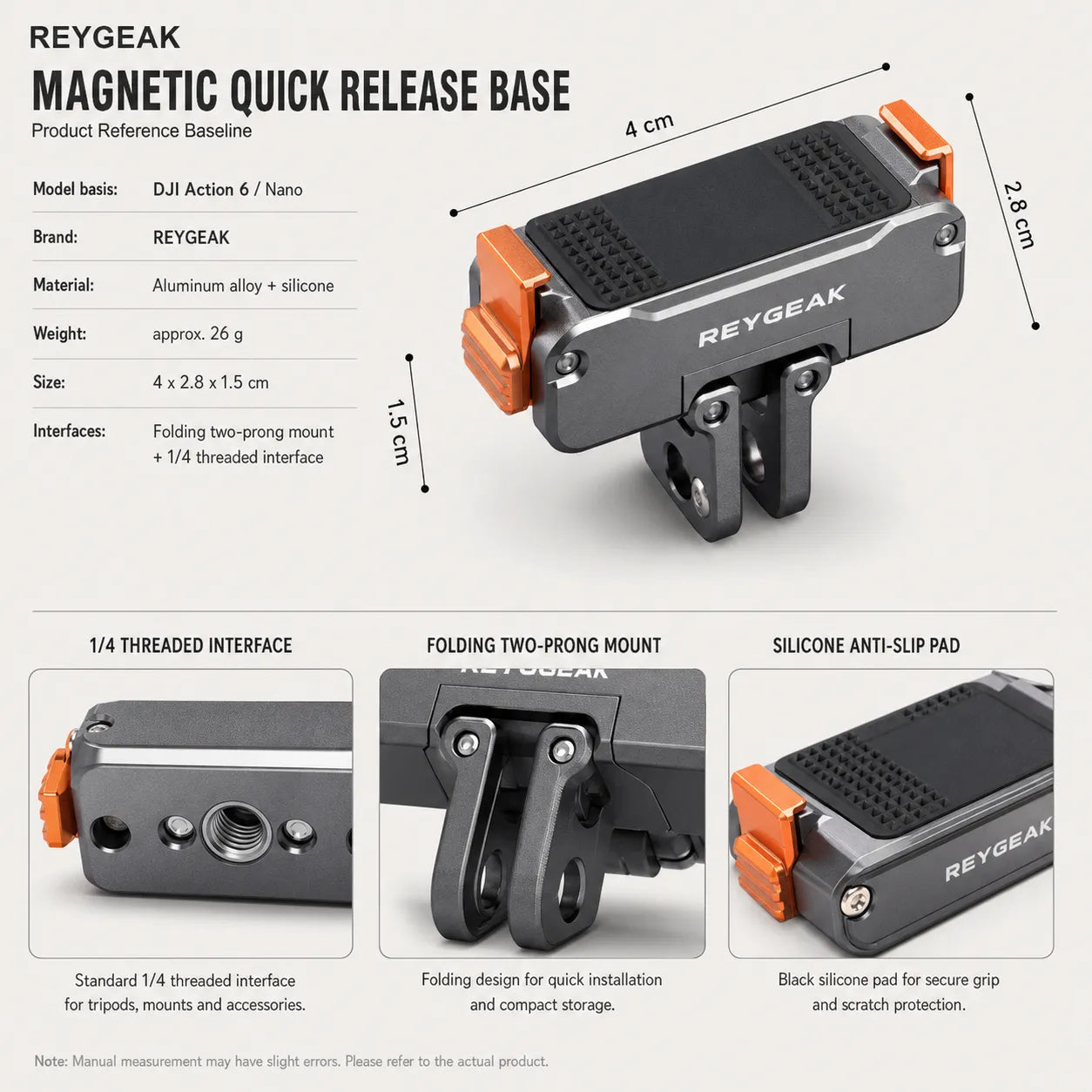 Rotating Magnetic Quick Release Mount