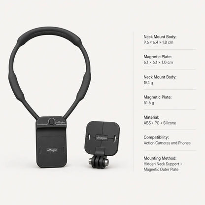 Hidden Magnetic Neck Mount