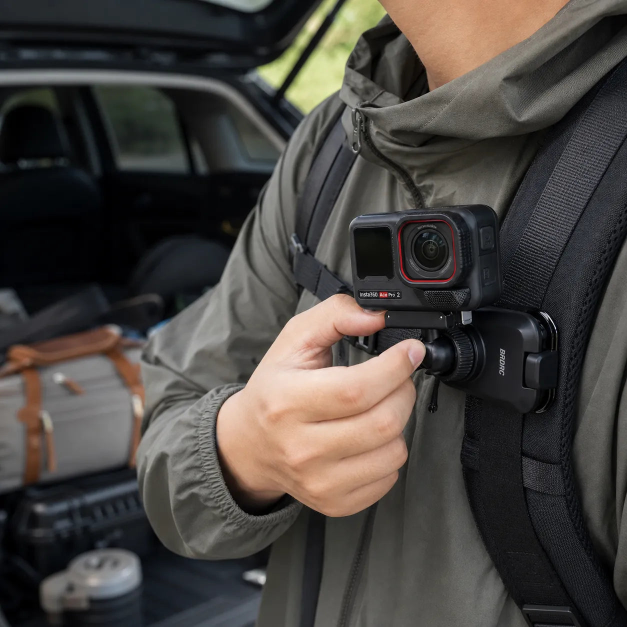 360° Magnetic Backpack Mount